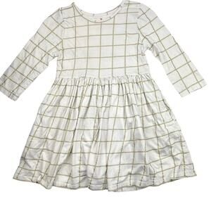 Pink Chicken Gold Grid Dress